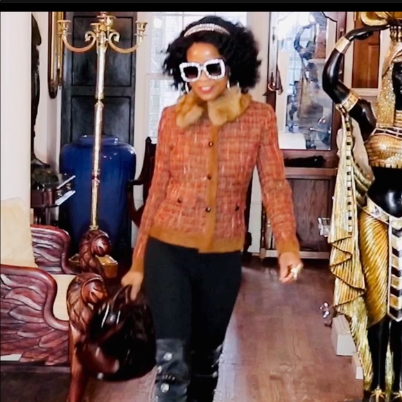 Dolce&Gabbana sable fur suede trim Jacket coat 2 - Picture 5 of 16